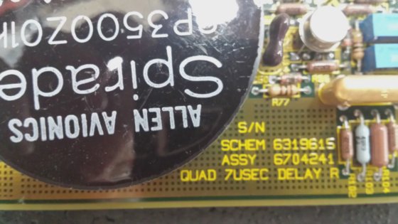 QUAD 7 微秒延迟组件编号 6704241