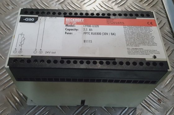 BECKHOFF C9900-U320 NETZTEIL