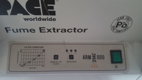 ペースアーム EVAC 500 ヒュームエクストラクター（RBD5.1）