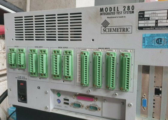 sciemetric 280統合テストシステム（R03.2）