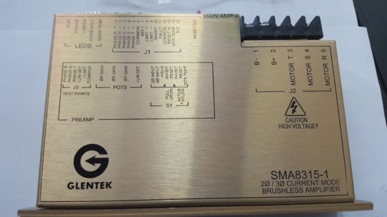 GLENTEK SMA8315-168-009G-1 モーションコントロール ブラシレスアンプ (IN12S1B1)