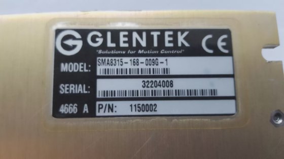 GLENTEK SMA8315-168-009G-1 モーションコントロール ブラシレスアンプ (IN12S1B1)
