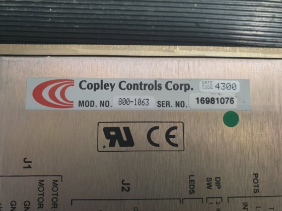 COPLEY CONTROLS 800-1063 放大器 (IN31S3B1)