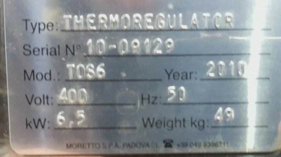 Moretto温度调节器T0S6（RBD5.1）。