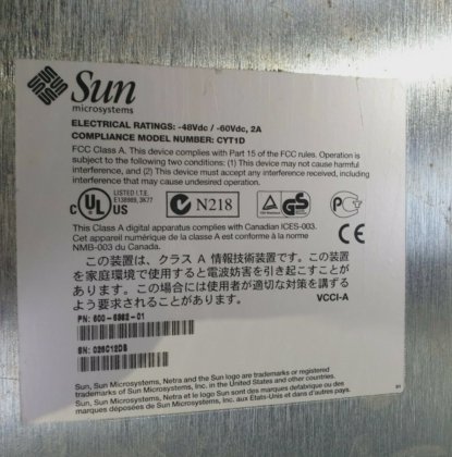 SUN NETRA ST D130 STORAGE