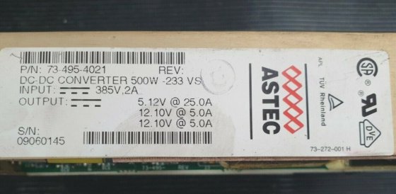 ASTEC 73-495-4021 DC-DC转换器 500W (IN36S2)