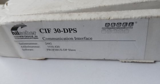 INTERFACE DE COMUNICAÇÃO HILSCHER CIF30-DPS