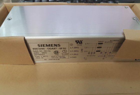 SIEMENS 6SE3290-ODA87-0FA1 电源线滤波器 跟踪或 Fedex