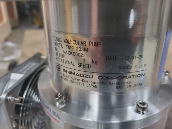 SHIMADZU TMP-203M TURBOMOLEKULARPUMPE MIT FUJI