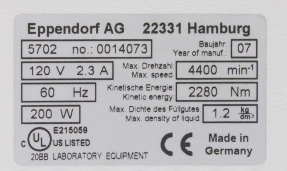 Eppendorf 5702