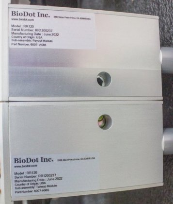 BIODOT RR120 Web Handling System