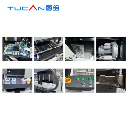 用于纸袋瓦楞纸披萨盒汉堡盒杯垫腕带的单程高速自动打印机