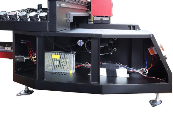 UV 平板喷绘机 6090 瓶杯手机壳金属数码喷墨打印机，带 XP600