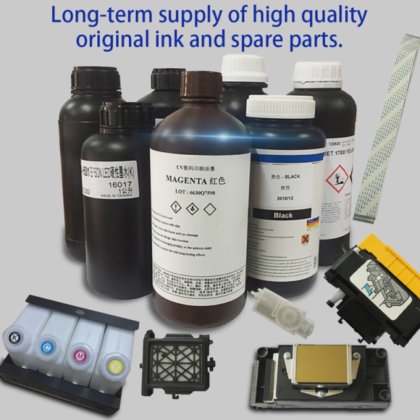 用于皮革/聚氨酯/帆布的大幅面 1600mm 环保溶剂型打印机，配有 dx5 i3200