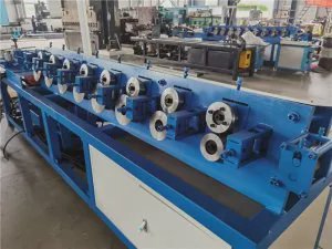 数控圆铁法兰成型机 数控角钢圆成型机