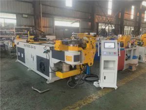 自動パイプ曲げ機 130 CNC 自動冷たいパイプ曲げ機油圧ビッグ重い鋼管用