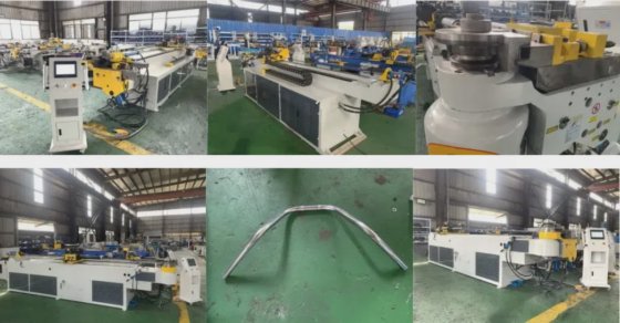 油圧3D CNCチューブベンダー、ホイールバローフルオートCNCチューブおよびパイプ曲げ機DW38CNC-2A1S