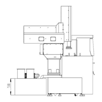 带辅助遥控装置的 A850 Ram 数控电火花成形机