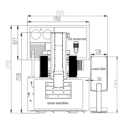 A540 拉姆数控电火花加工机床，采用优化的高性能电源