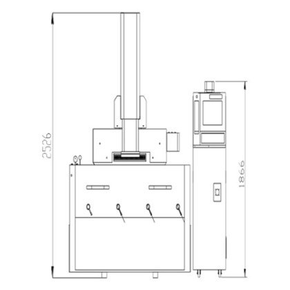 A540 拉姆数控电火花加工机床，采用优化的高性能电源
