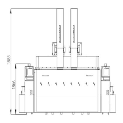A2180 双头大型沉降片放电加工机床