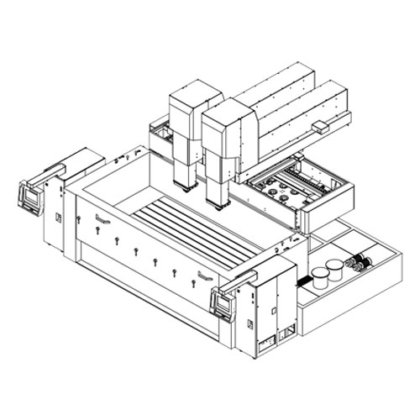 ADI2500 双主轴数控电火花加工机床
