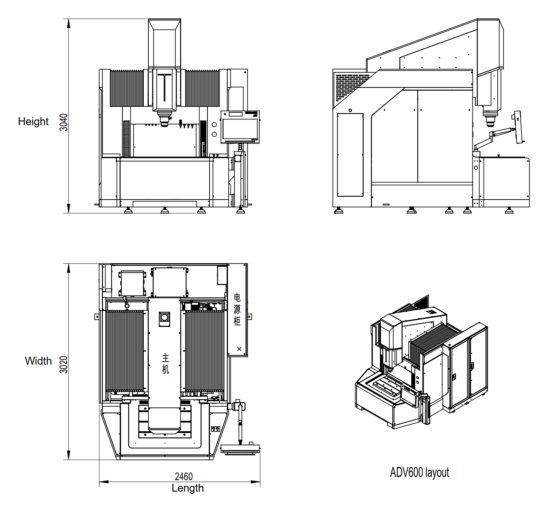 ADV600 自动化数控电火花加工机床