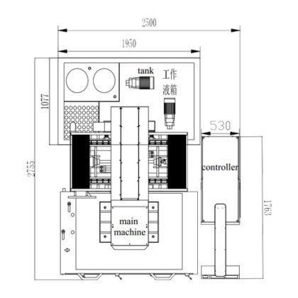 用于汽车注塑模具的 ADI500 数控电火花成型机