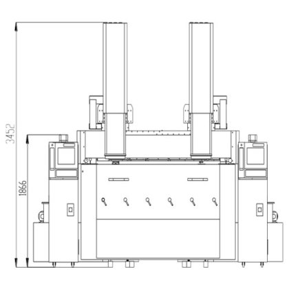 A1470 双头数控电火花沉降片
