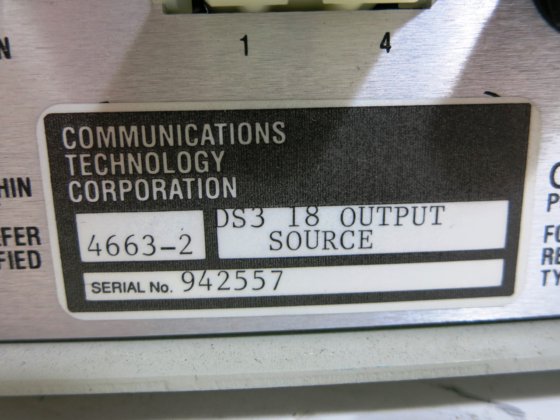 Communications Technology 4663-2 DS3 18