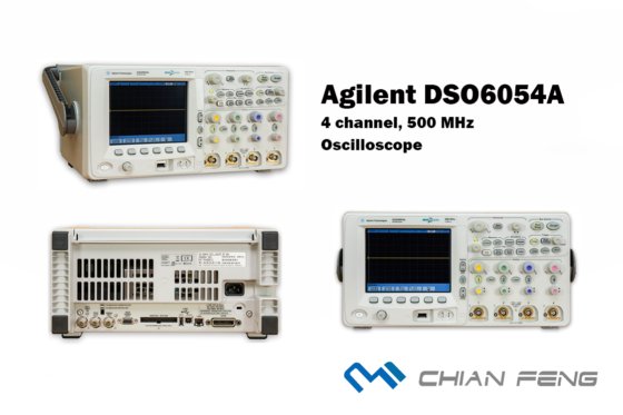 4 channel, 500 MHz, Oscilloscope