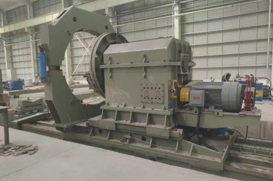 大径鋼管端面取り機