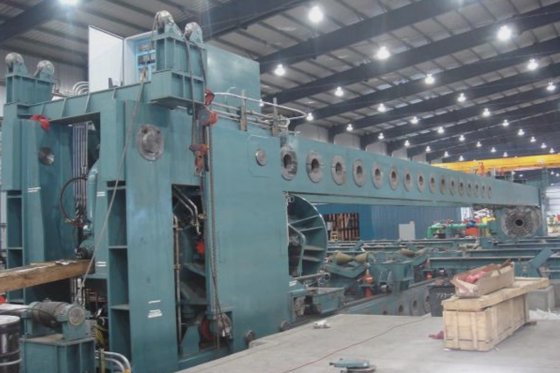 大口径パイプ用静水圧試験機