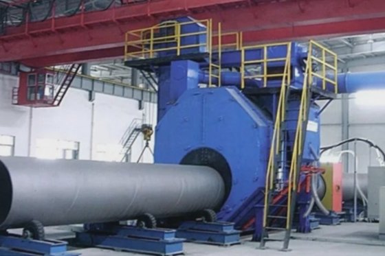 3PE 防腐钢管生产线