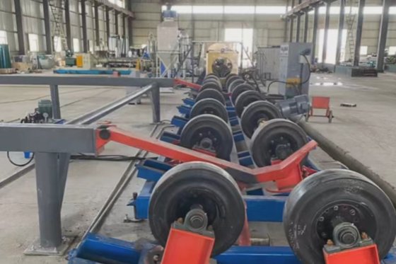 3PE 防腐钢管生产线