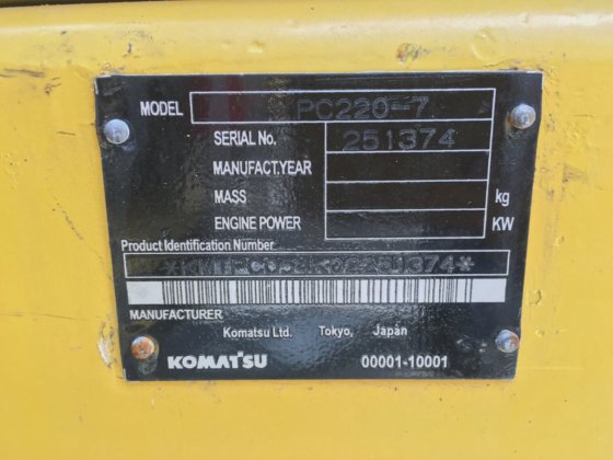 KOMATSU PC220-7
