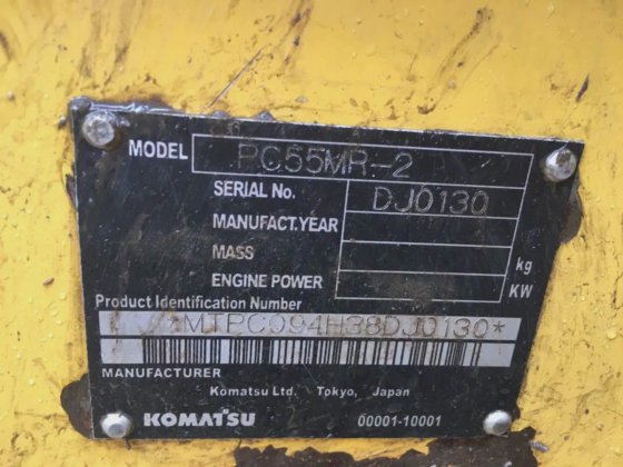 KOMATSU pc55mr