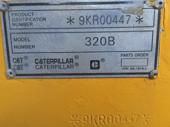 建筑挖掘机 Caterpillar 320b 土方机械 Cat