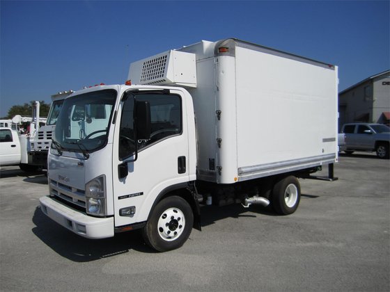 2007 ISUZU NPR REFRIGERATED TRUCK