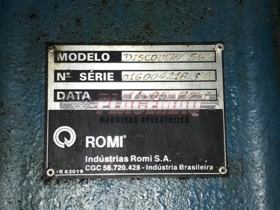 CENTRO DE USINAGEM ROMI DISCOVERY