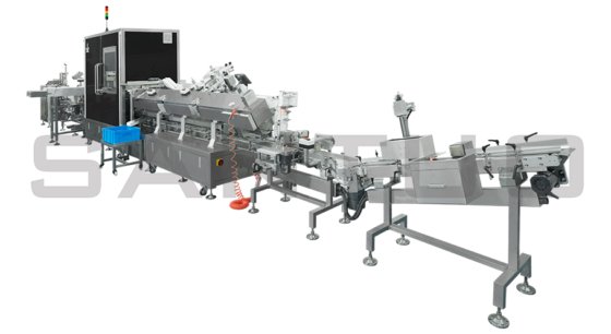 口服液灯检贴标生产线