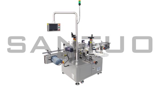 双头对角封口贴标机