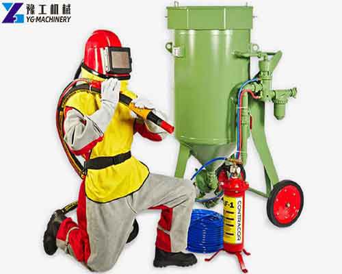 Dustless Sand Blasting Machine
