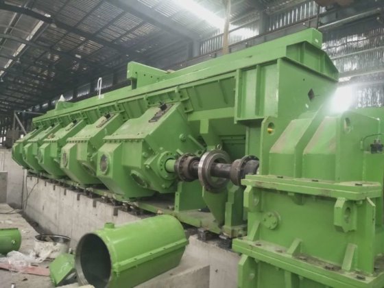 杭集高速线材生产线热轧整体式轧机机架辊箱