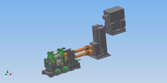 线材生产线杭机夹送辊