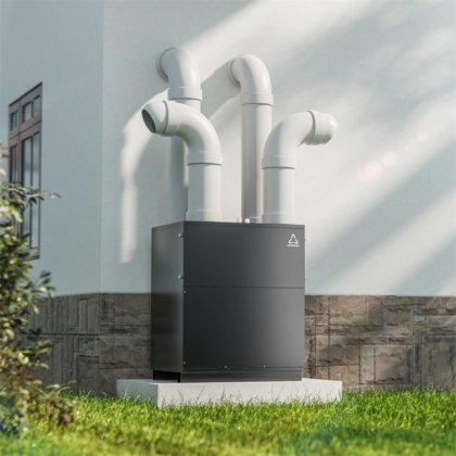 DC逆外気ヒートポンプエネルギー回収換気装置