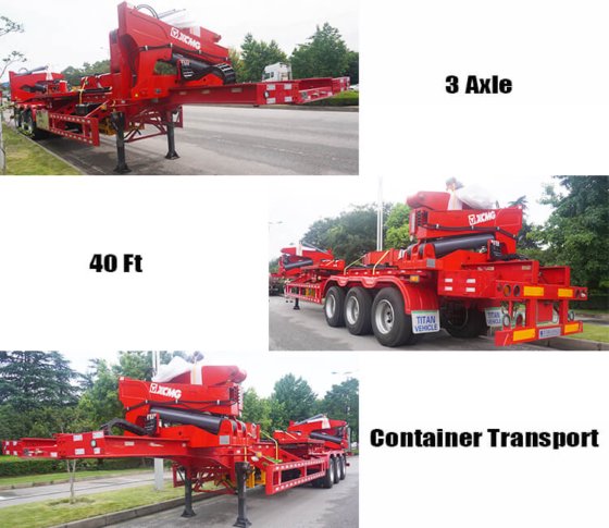 3 Axle 40 Ft Container