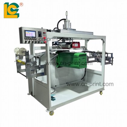 平面伺服垃圾桶塑料桶热转印机