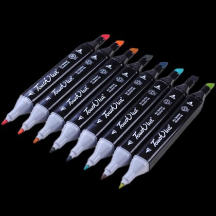 自动双色转盘式 8 工位马克笔烫金机