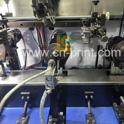 玻璃瓶杯塑料杯自动丝网印刷机